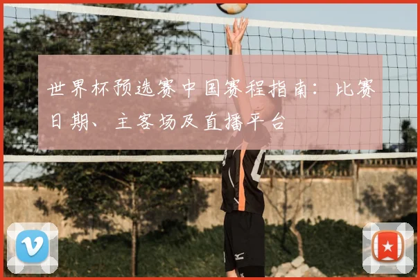 世界杯预选赛中国赛程指南：比赛日期、主客场及直播平台